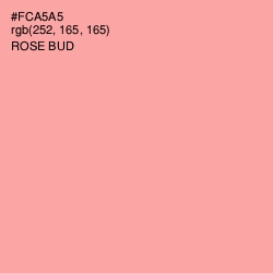 #FCA5A5 - Rose Bud Color Image